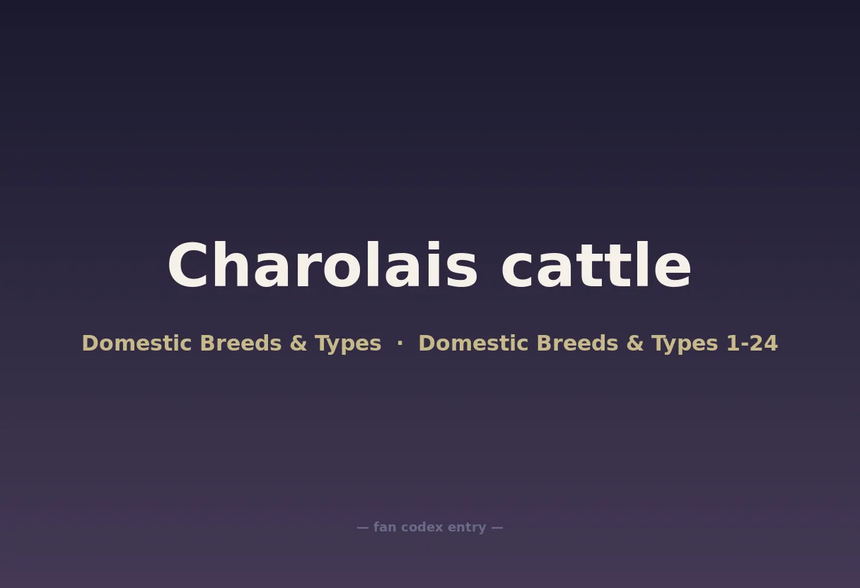 Charolais cattle